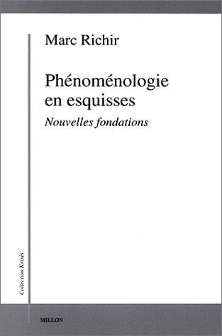 Cover for Phénoménologie en esquisses