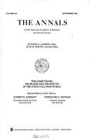 Cover for Arms Trade Problems and Prospects (Annals of the American Academy of Political and Social Science)