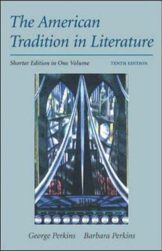 Cover for The American tradition in literature