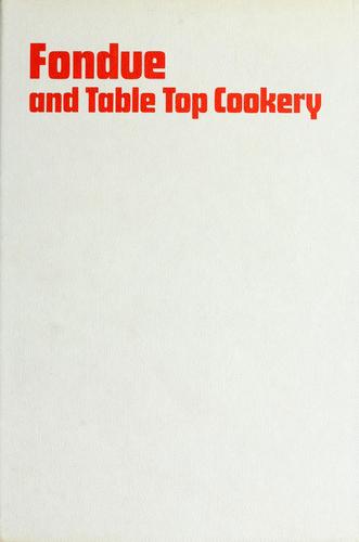 Cover for Fondue and table top cookery