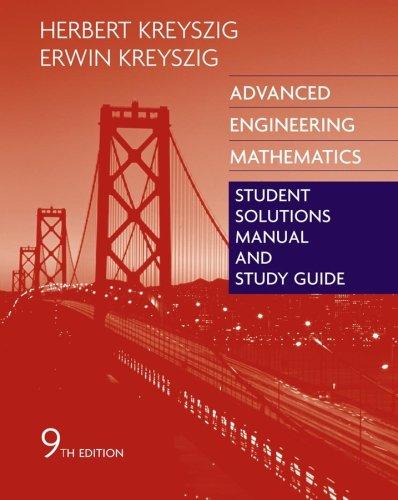 Cover for Advanced Engineering Mathematics, Student Solutions Manual and Study Guide