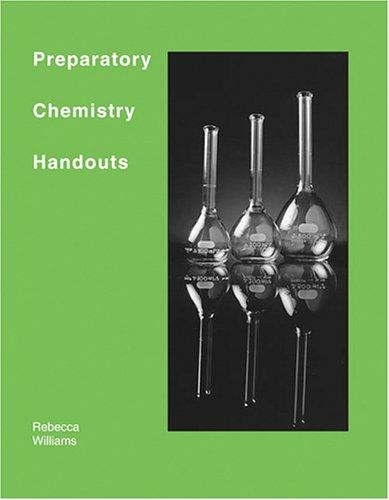 Cover for Preparatory Chemistry Handouts