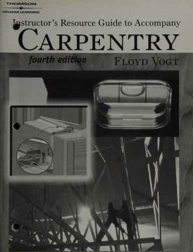 Cover for Instructor's guide to accompany Carpentry