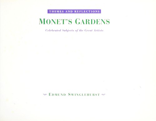 Cover for Monet's Gardens (Themes & Reflections)