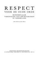 Cover for Respect voor de oude orde