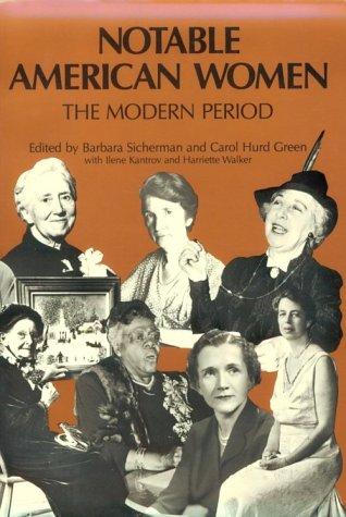 Cover for Notable American Women, The Modern Period