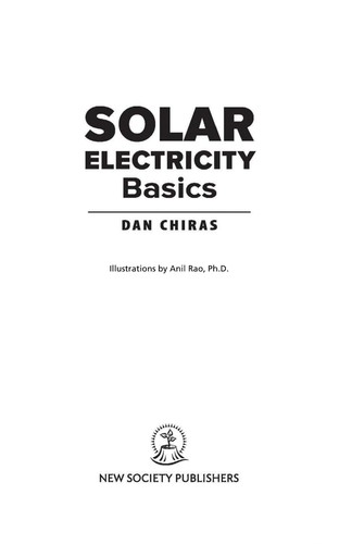 Cover for Solar electricity basics