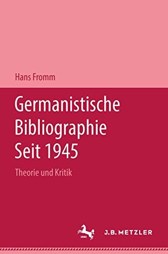 Cover for Germanistische Bibliographie seit 1945
