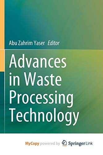 Cover for Advances in Waste Processing Technology