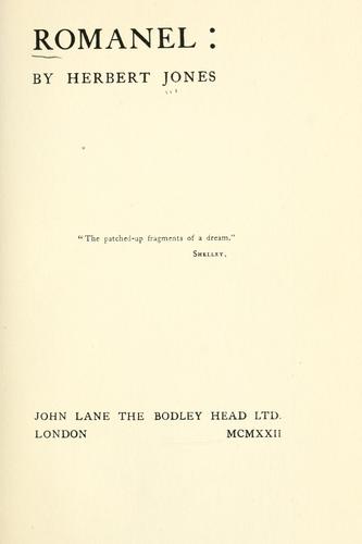 Cover for Romanel