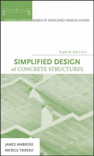Cover for Simplified Design of Concrete Structures (Parker/Ambrose Series of Simplified Design Guides)