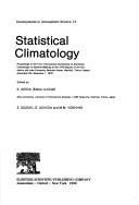 Cover for Statistical climatology