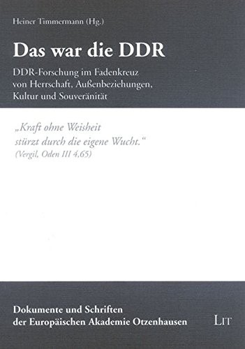 Cover for Das war die DDR