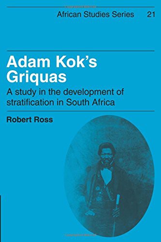 Cover for Adam Kok's Griquas