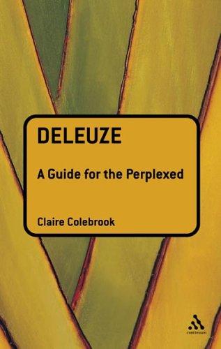 Cover for Deleuze