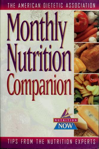 Cover for Monthly nutrition companion