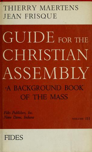 Cover for Guide for the Christian assembly