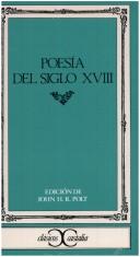 Cover for Poesía del siglo XVIII
