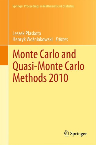 Cover for Monte Carlo and Quasi-Monte Carlo Methods 2010