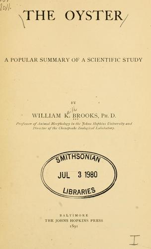 Cover for The oyster