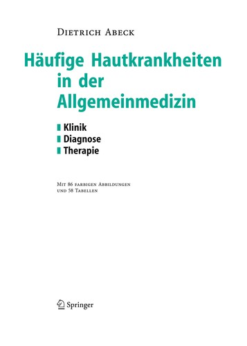 Cover for Häufige Hautkrankheiten in de Allgemeinmedizin