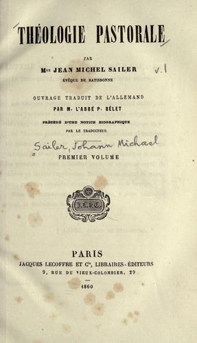 Cover for Th©Øeologie pastorale