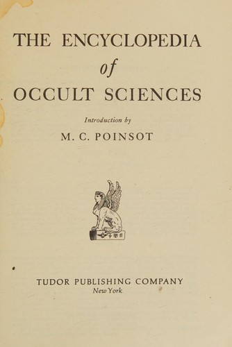 Cover for The encyclopedia of occult sciences