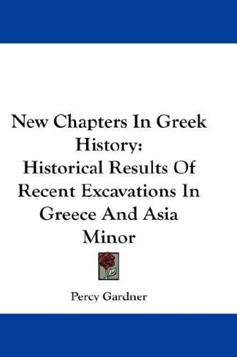 Cover for New Chapters In Greek History