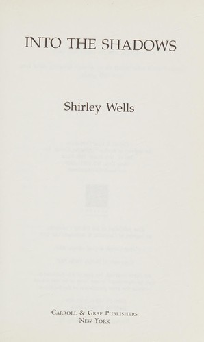 Cover for Into the shadows