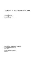 Cover for Introduction to adaptive filters