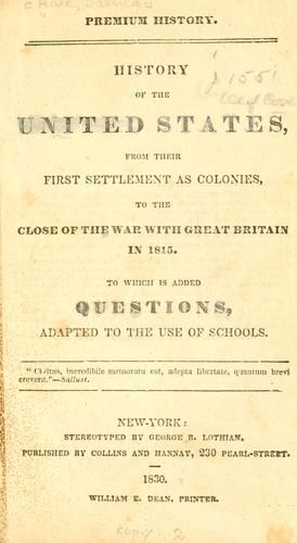 Cover for History of the United States