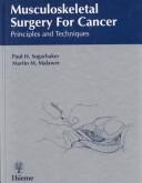 Cover for Musculoskeletal surgery for cancer