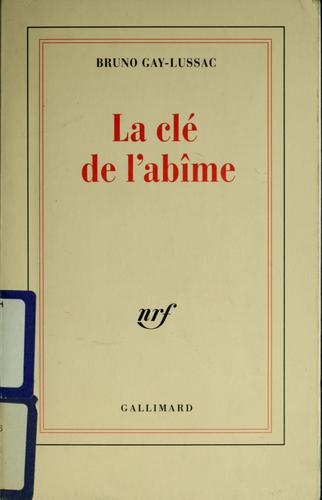 Cover for La clé de l'abîme