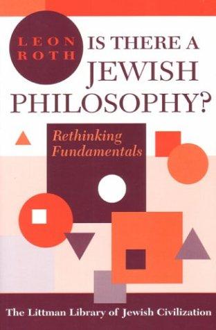Cover for Is there a Jewish philosophy?
