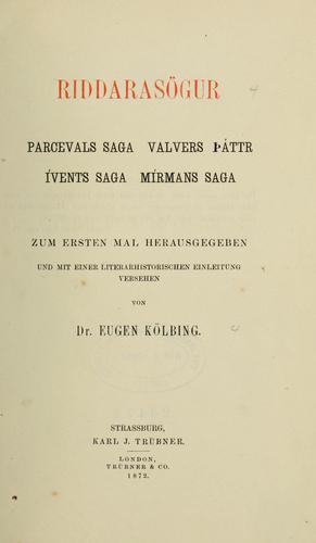 Cover for Riddarasögur