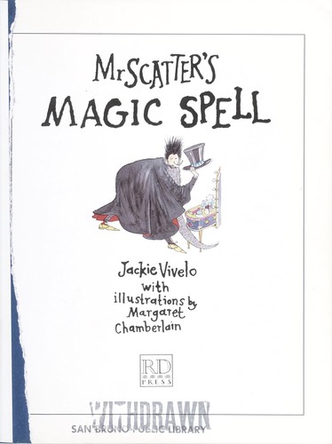 Cover for Mr. Scatter's magic spell