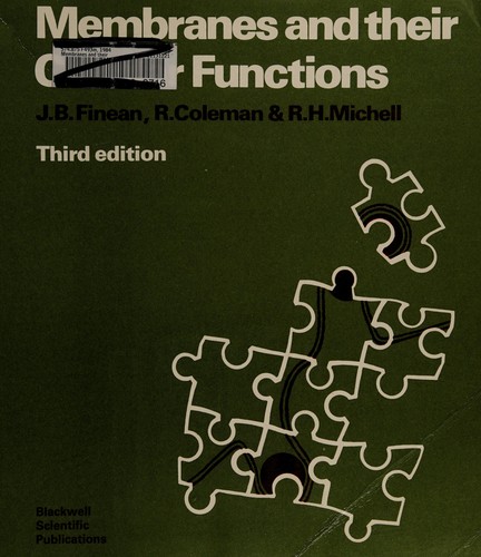Cover for Membranes and their cellular functions