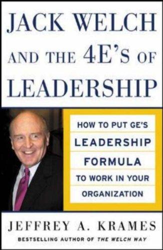 Cover for Jack Welch and The 4 E's of Leadership