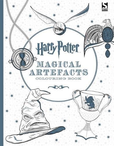 Cover for Harry Potter Magical Artefacts Colouring Book 4.