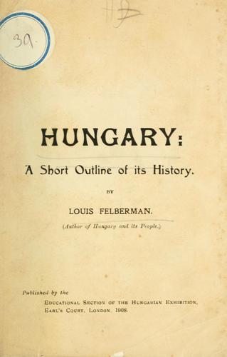 Cover for Hungary