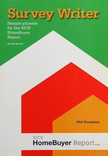 Cover for Survey writer sample phrases for the RICS HomeBuyer Report