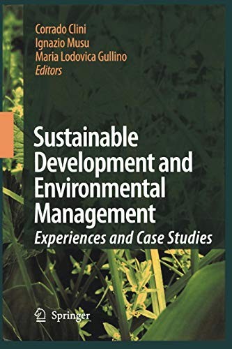 Cover for Sustainable Development and Environmental Management