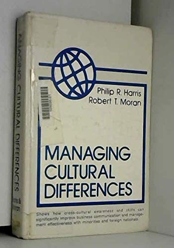 Cover for Managing cultural differences