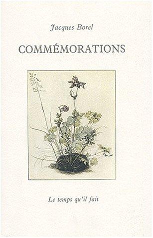 Cover for Commémorations