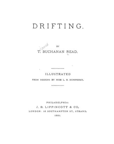 Cover for Drifting.