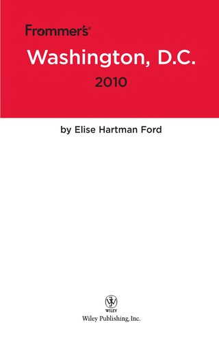 Cover for Washington, D.C. 2010