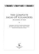 Cover for The complete sagas of Icelanders, including 49 tales