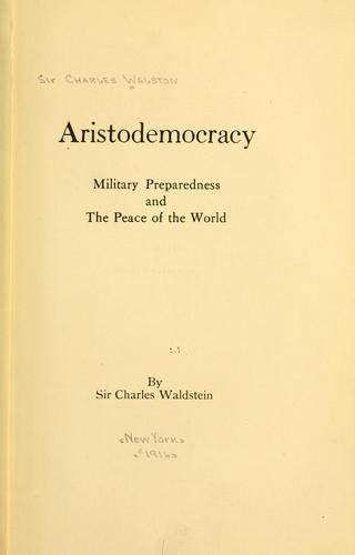 Cover for Aristodemocracy