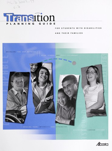 Cover for Transition planning guide