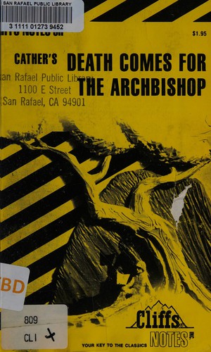 Cover for Cliffsnotes death comes for the archbishop